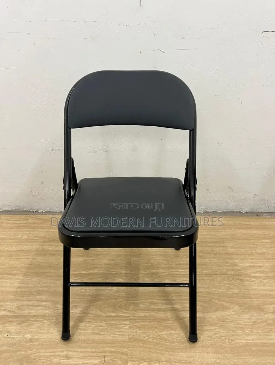 Black Metal Folding Chairs