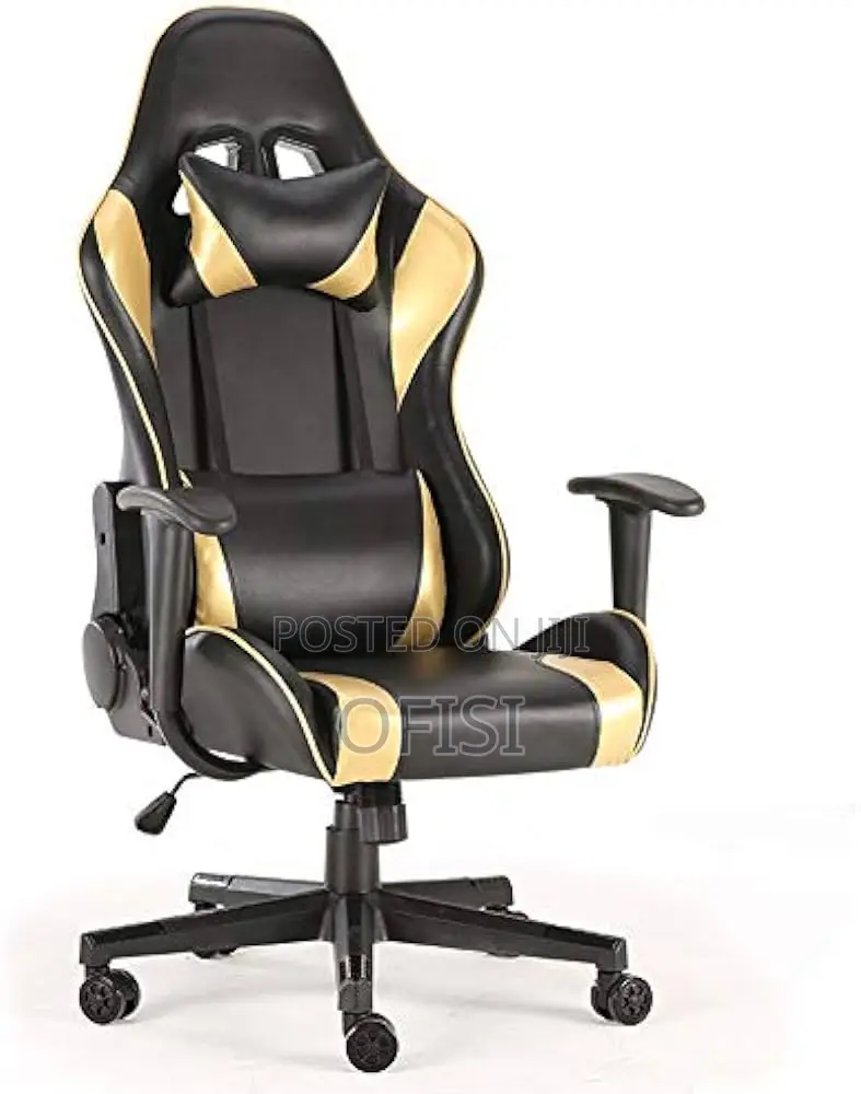 Gaming Chair; Reclining Leather Home Office Gaming Chair