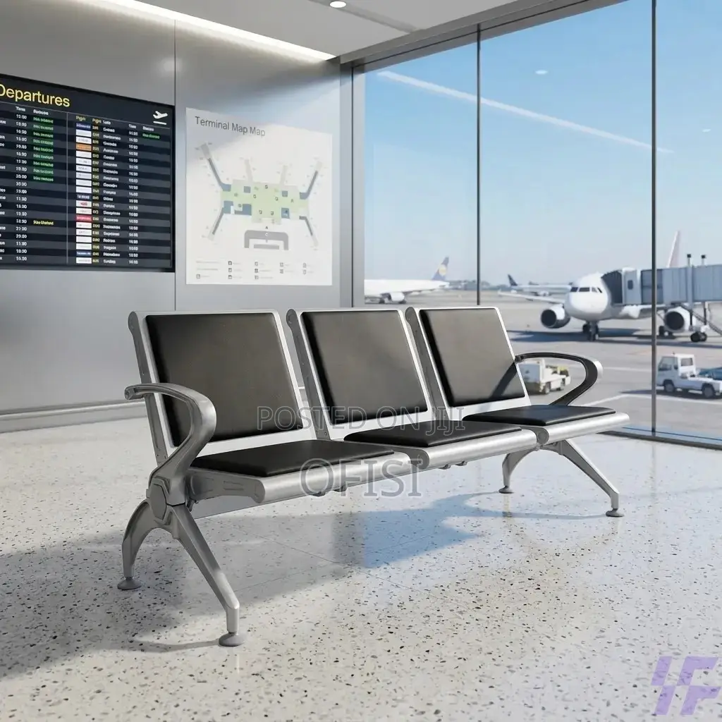 Waiting Bench 3 Link Padded Office Waiting Bench