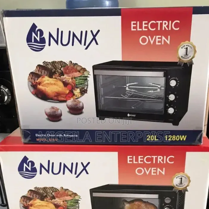 Nunix 4 Knob Settings 60 Litres Electric Rotisserie Oven