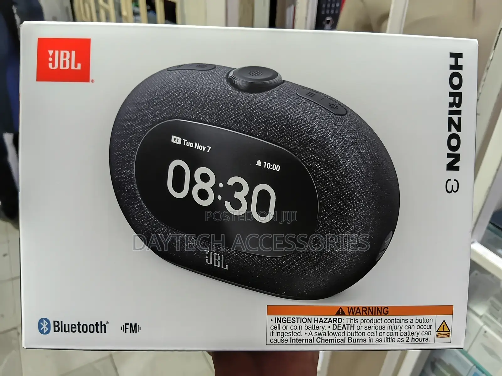 This Is a JBL Horizon 3 Bluetooth Clock Radio Speaker.
