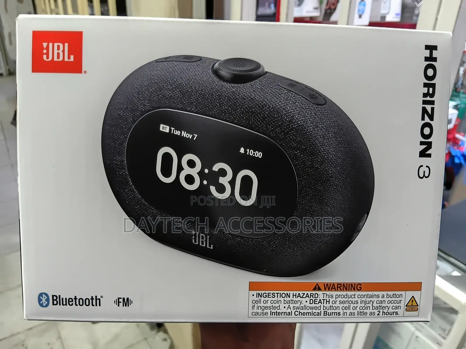 This Is a JBL Horizon 3 Bluetooth Clock Radio Speaker.