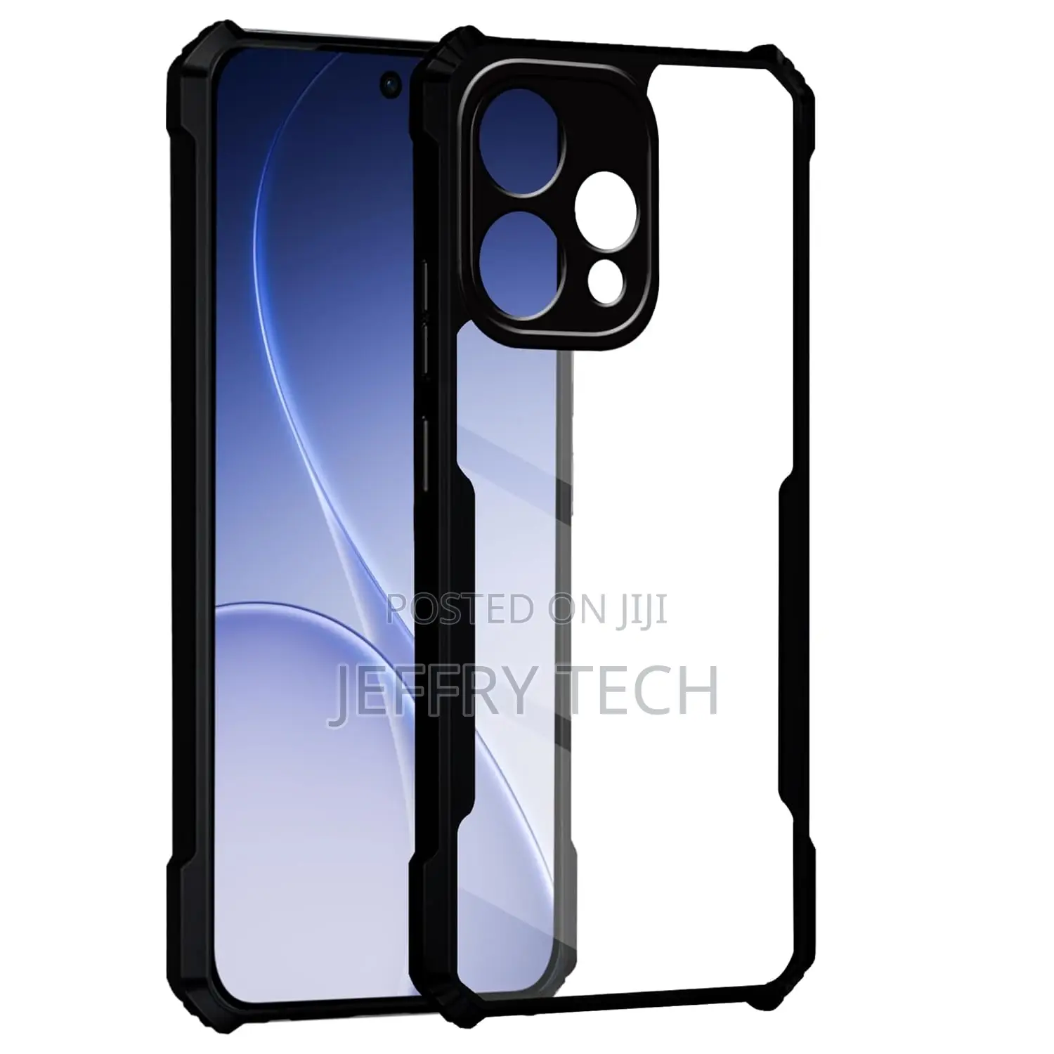 Clear Back Cover Case for Oppo Reno 15 5g Protection | Transparent