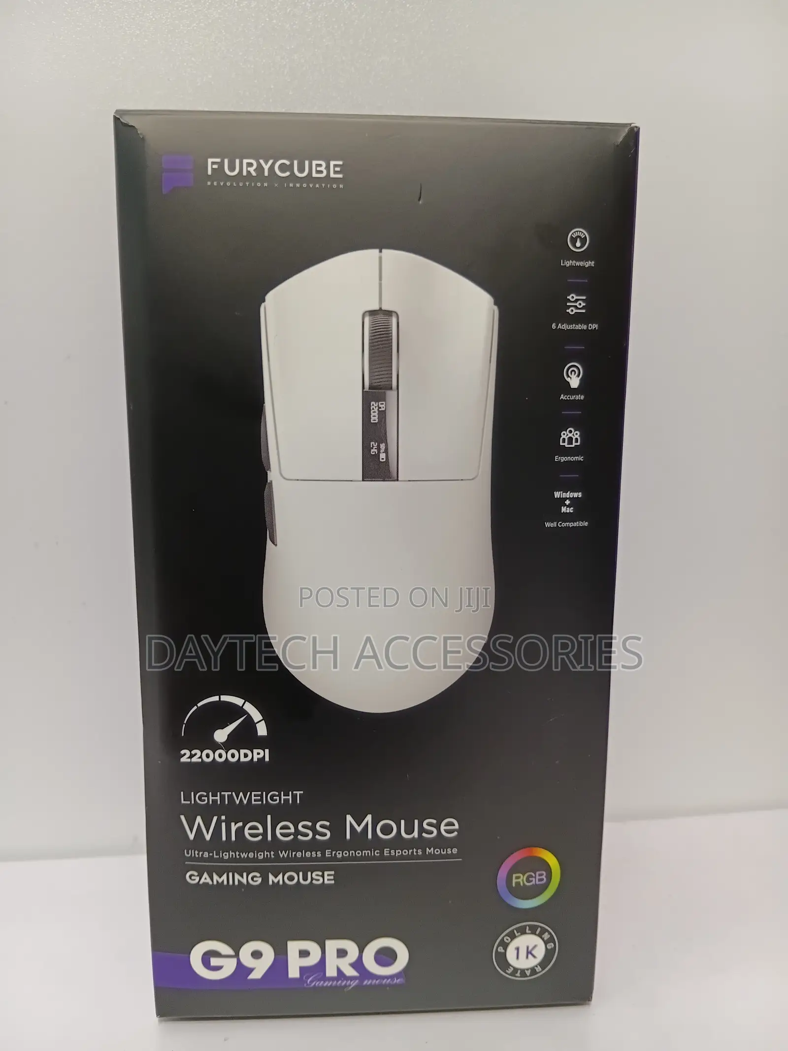 Furycube G9 Pro Wireless Gaming Mouse Tri-Mode