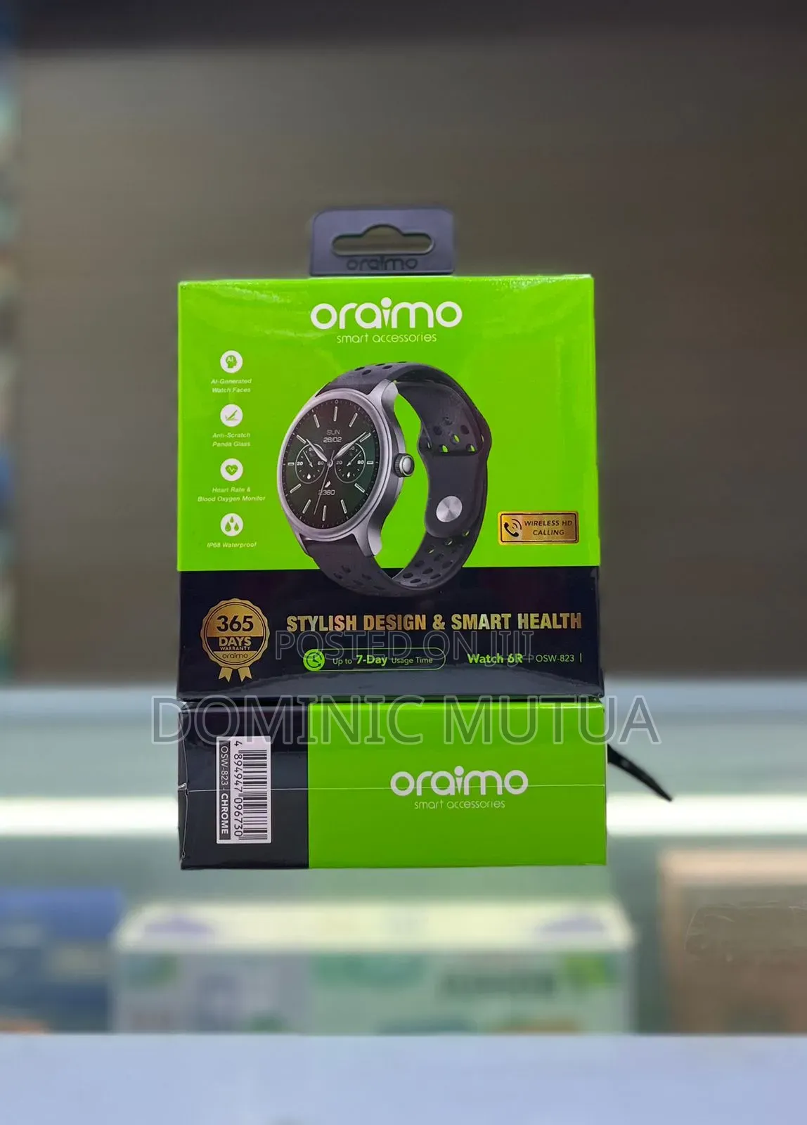 Oraimo Watch 6r
Ip68 Waterproof