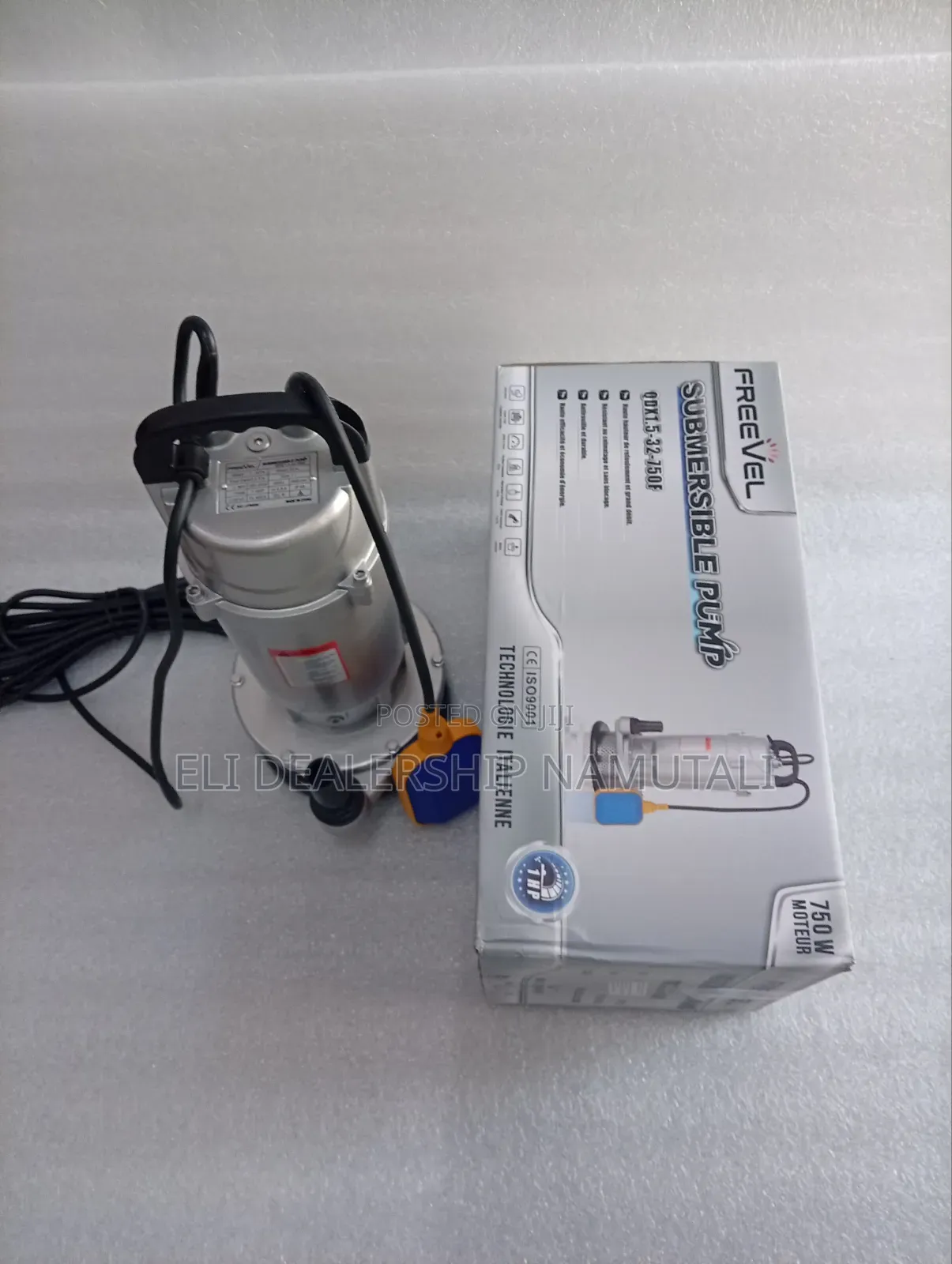 750w Freevel Electric Submersible Water Pump/32m Lift, 7m3/H Capacity