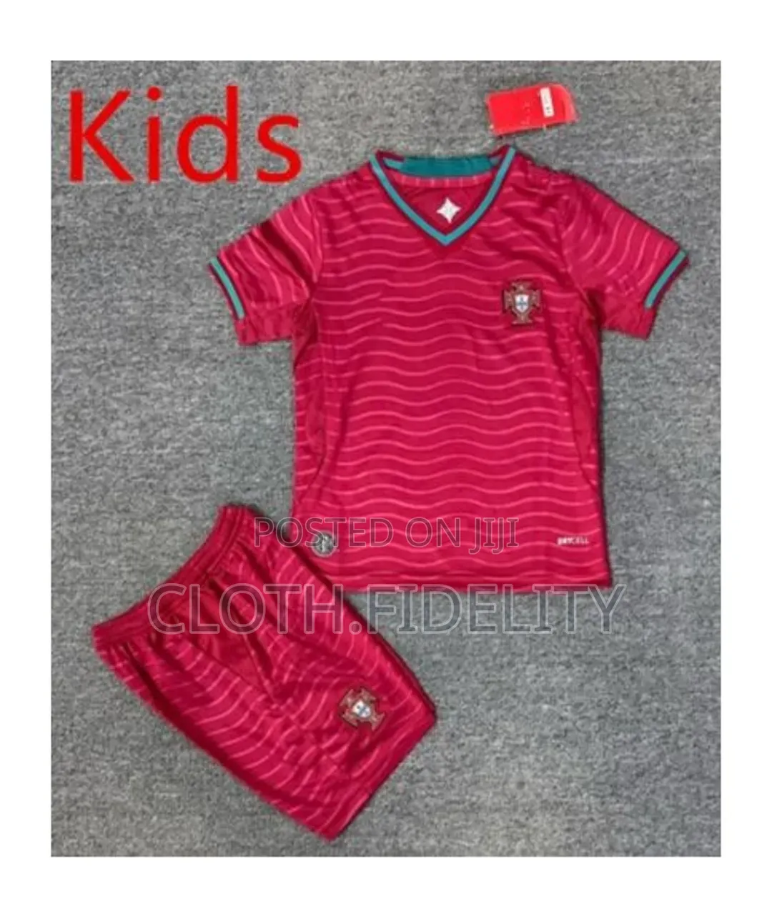 Portugal Home World Cup Kids Jersey 2026.