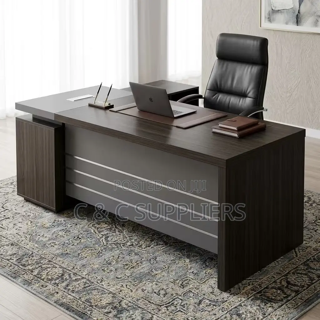 Modern Wooden L-Shaped Table-1.8m