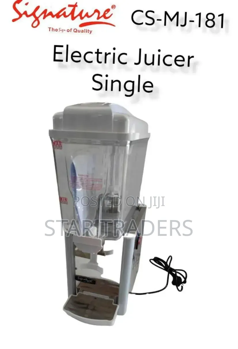 Signature Ltr Electric Single Juice Dispenser With Cooling System
