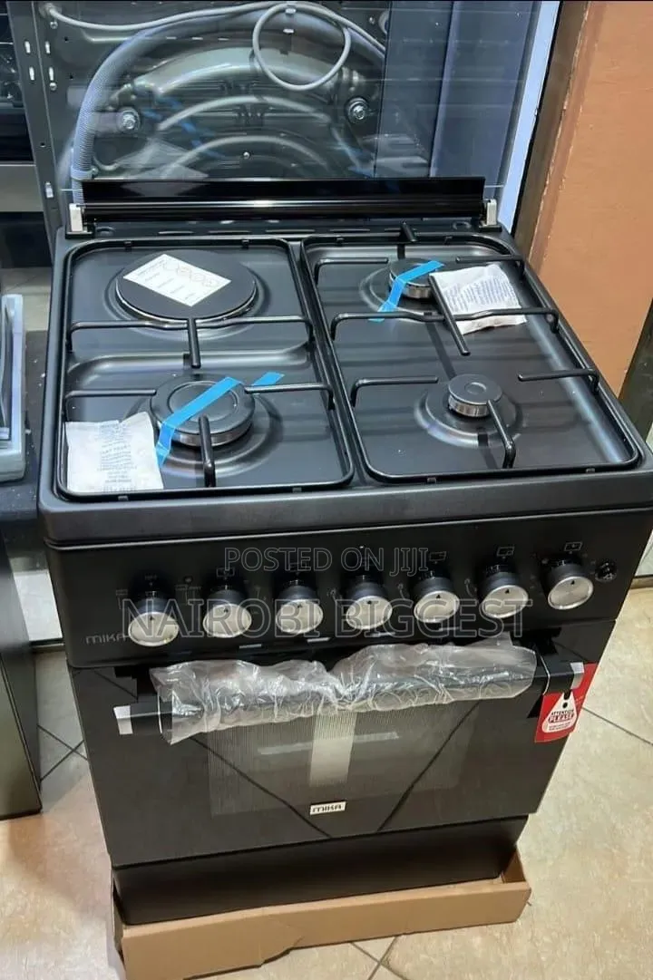 Mika Standing Cooker, 58cm X 58cm, 3 Gas 1e Mst58u31e3slem