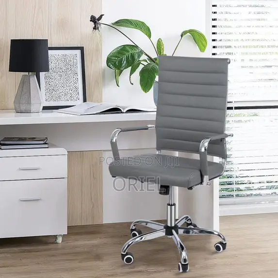 Office Chair Swivel Gray Office Visitor Chair