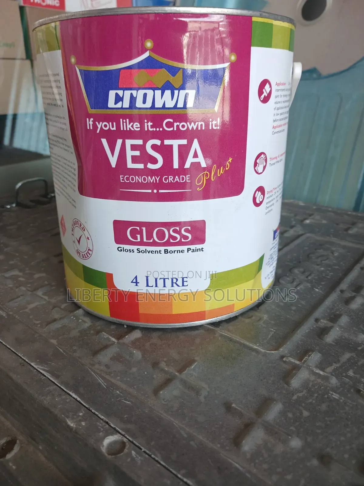 Economy Vesta Gloss Summer Blue 4litre