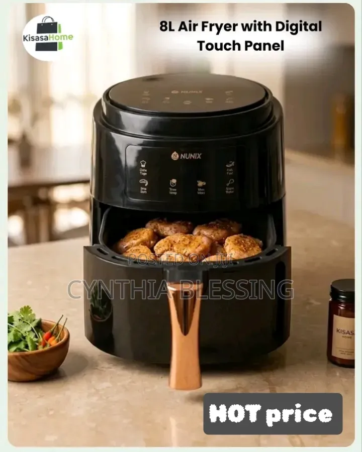 8 Litres Air Fryer With Digital Touch Pannel