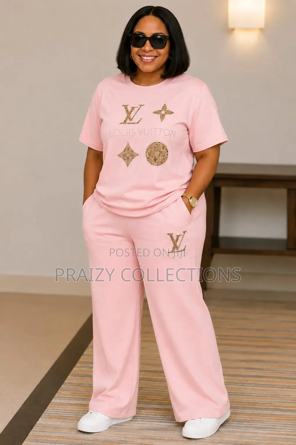 Two-Piece Wide-Leg Lounge Set