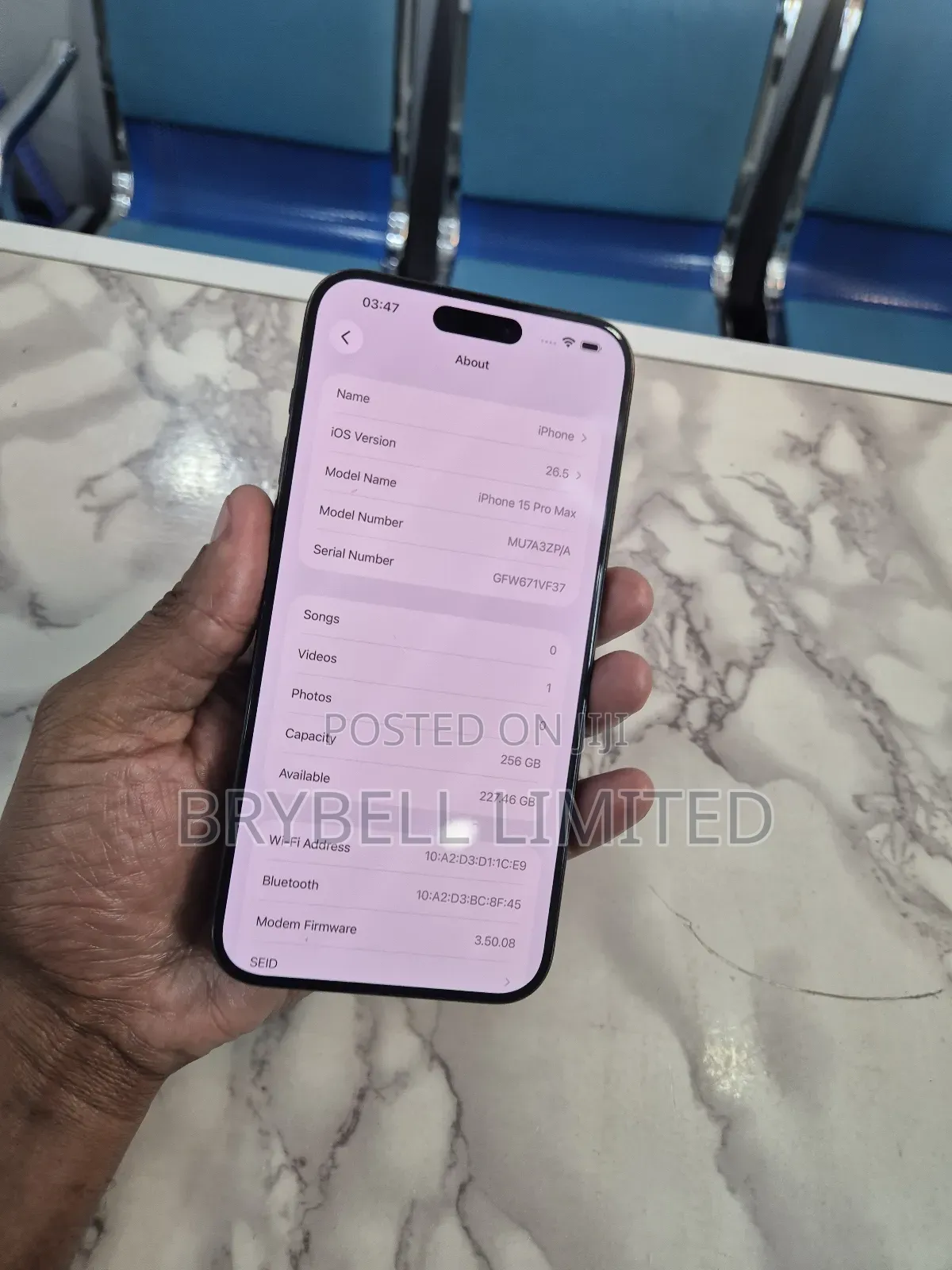 Apple iPhone 15 Pro Max 256 GB Blue