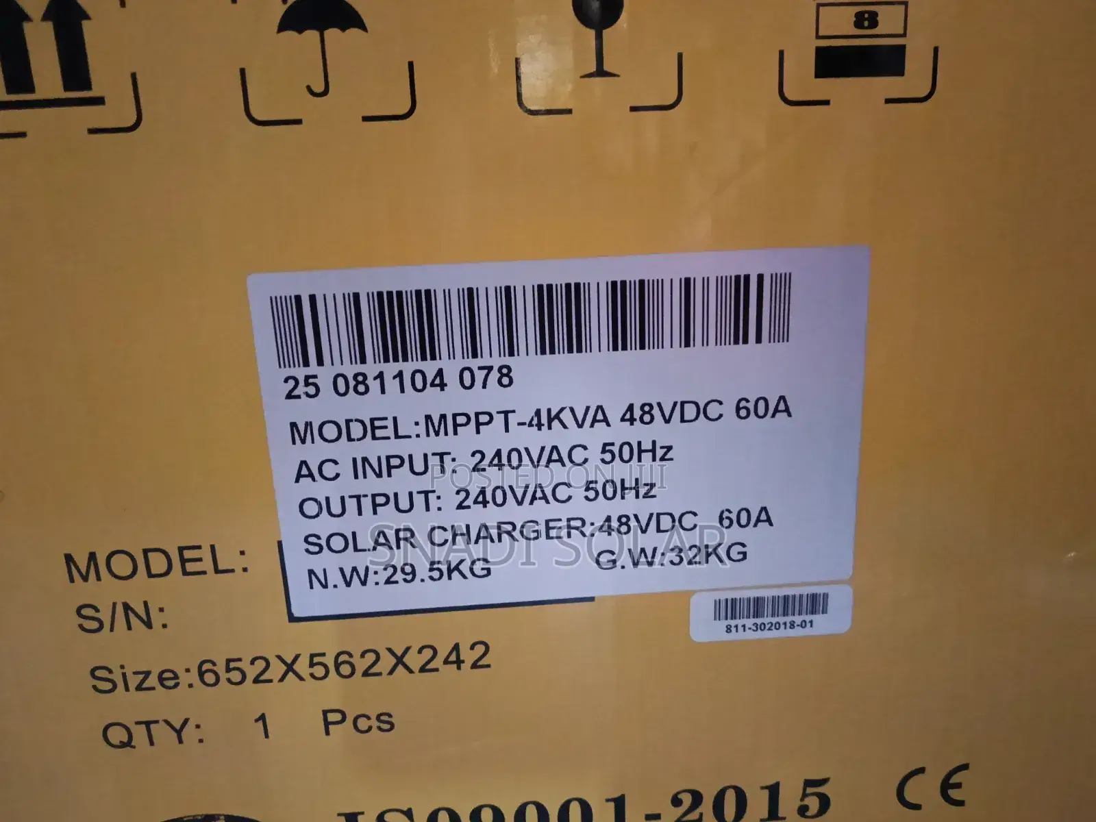 4kva 48v Snadi Low Frequency Hybrid Inverter
