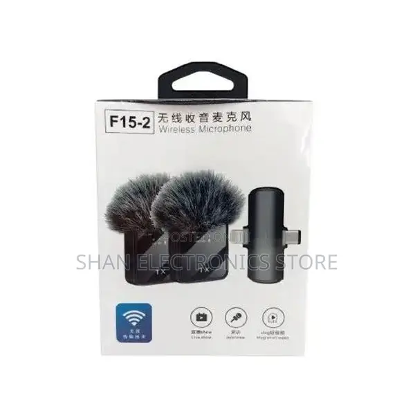 F15-2 Wireless Collar Microphone for iPhone/Android/Type C