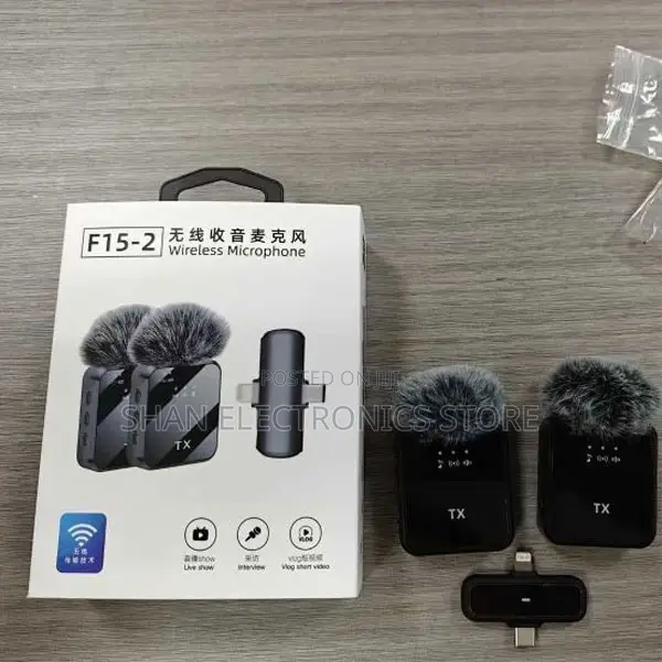 F15-2 Wireless Microphone for iPhone/Android/Type C