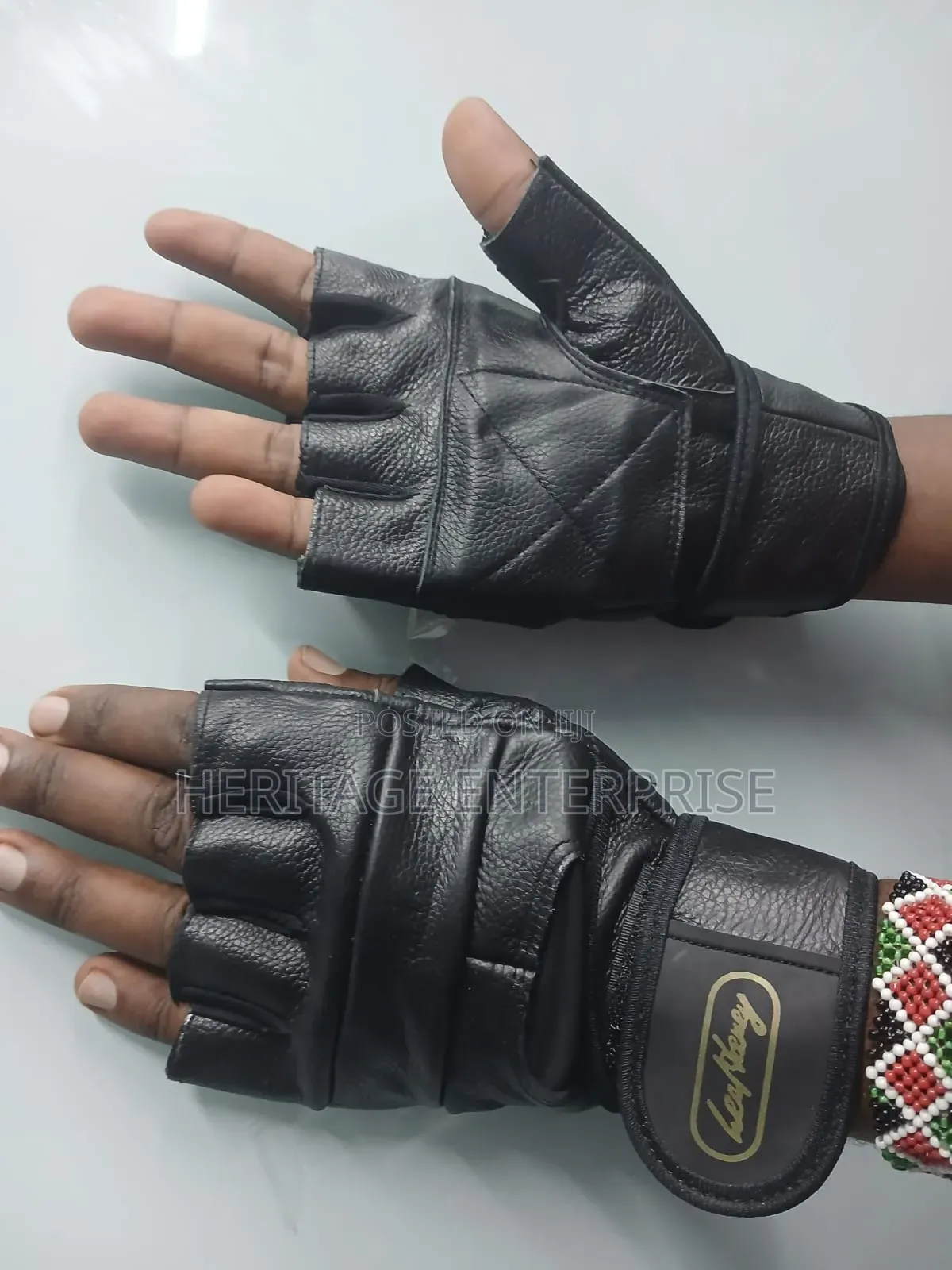 Gloves Half Finger Gym, Cycling, Riding, Gloves Black