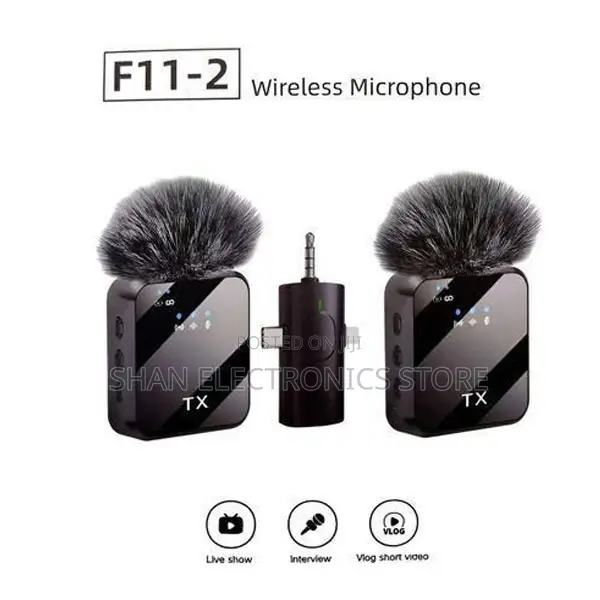 Wireless Microphone F11-2 Dual Mic