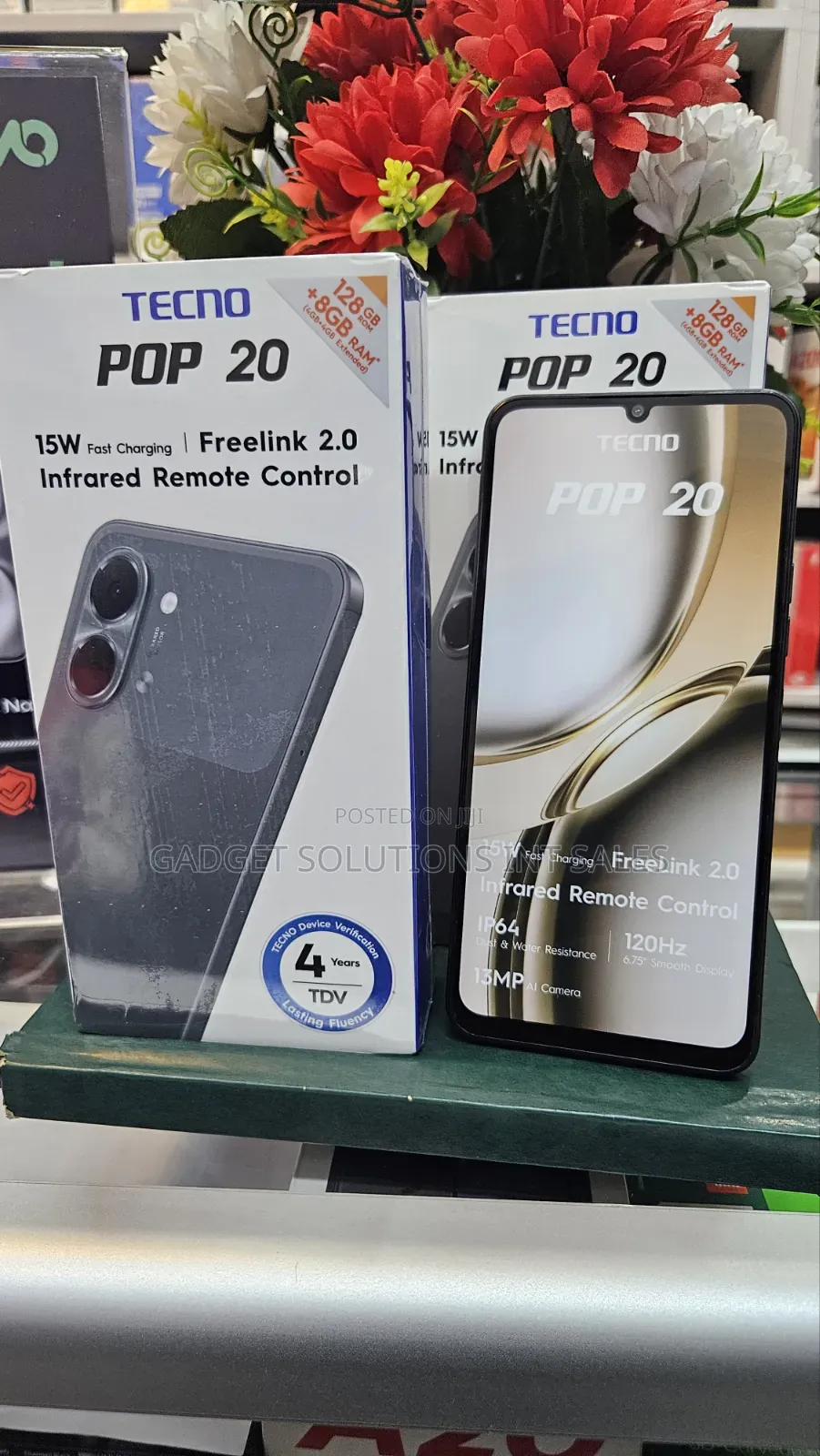 New Tecno Pop 20 128 GB Black