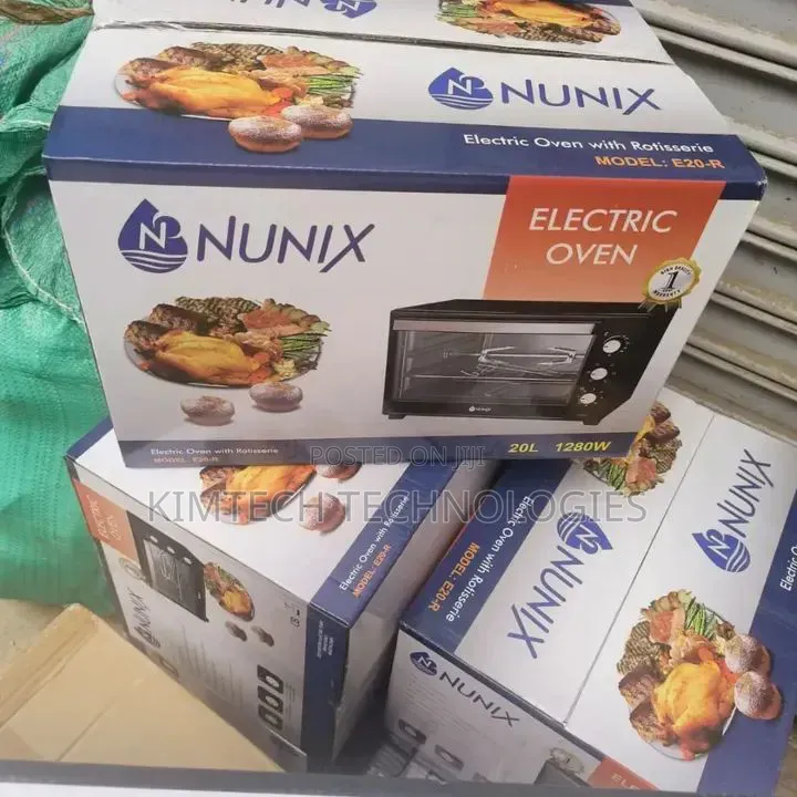 Nunix 20litres Oven With Grill Rotisserie