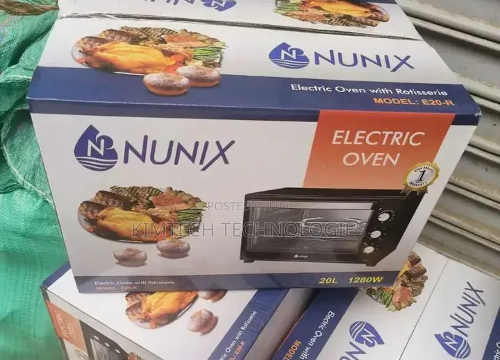 Nunix 20litres Oven With Grill Rotisserie