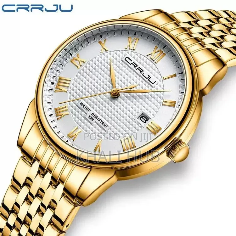 Crrju Water Resistant Gents Watch 5010