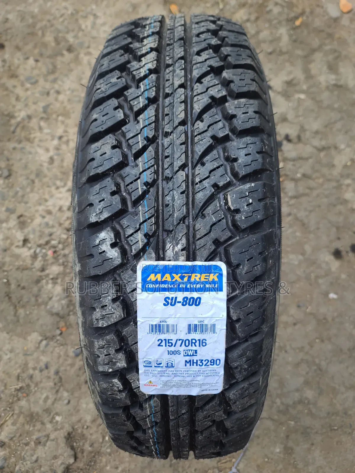 215 /70 R16 Maxtrek Tyres 100s Su-800 All-Terrain