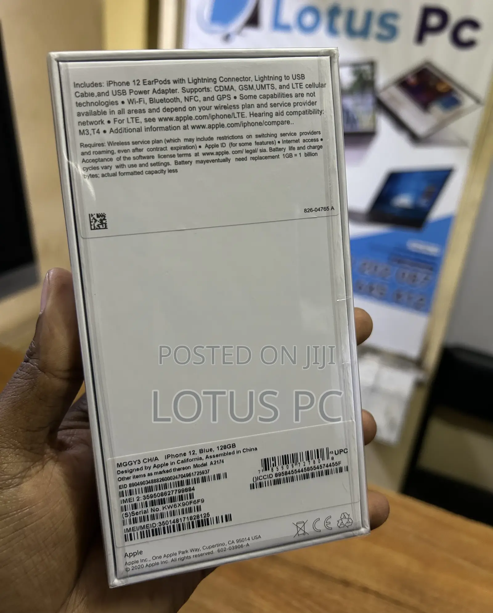 New Apple iPhone 12 128 GB Blue