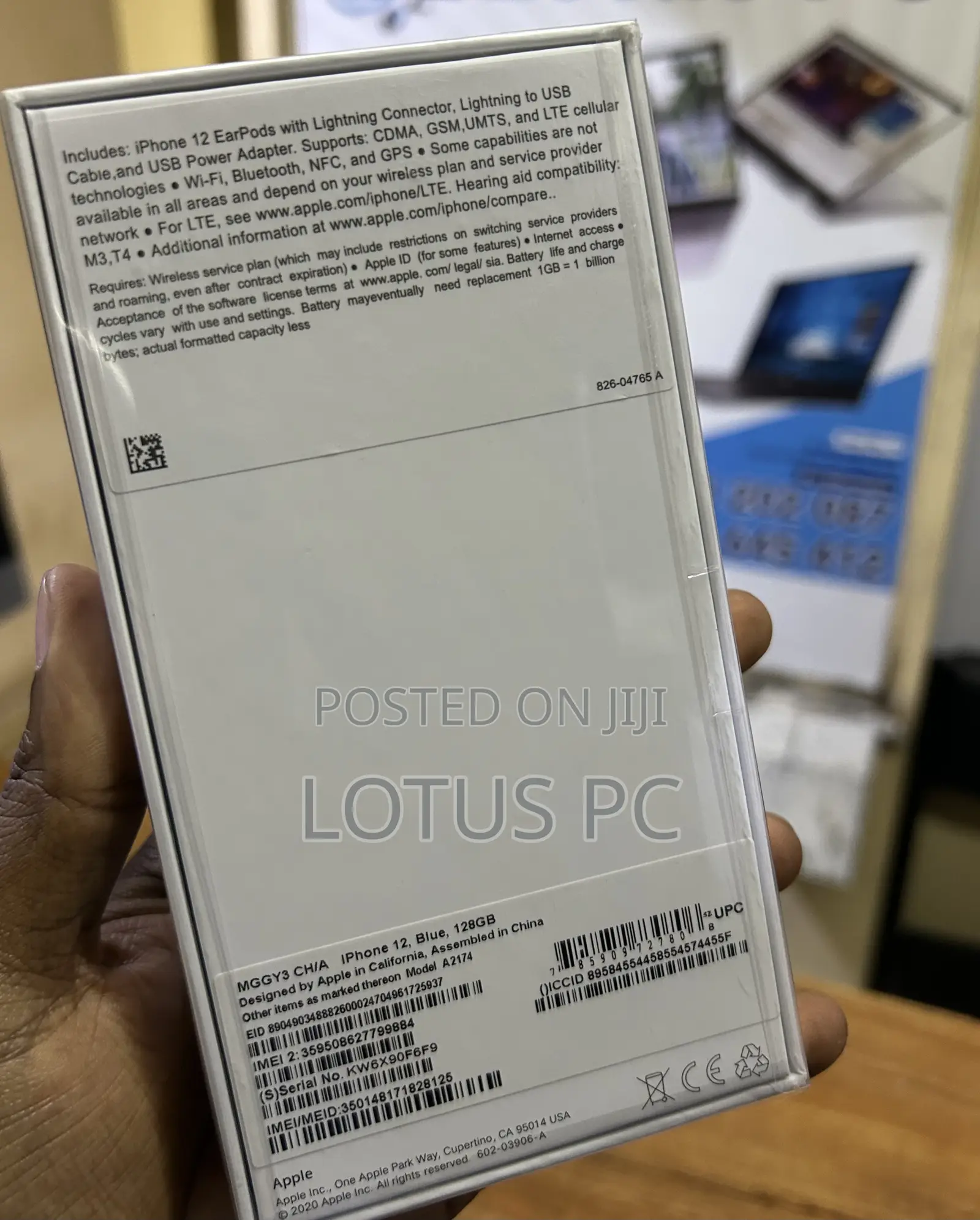 New Apple iPhone 12 128 GB Blue