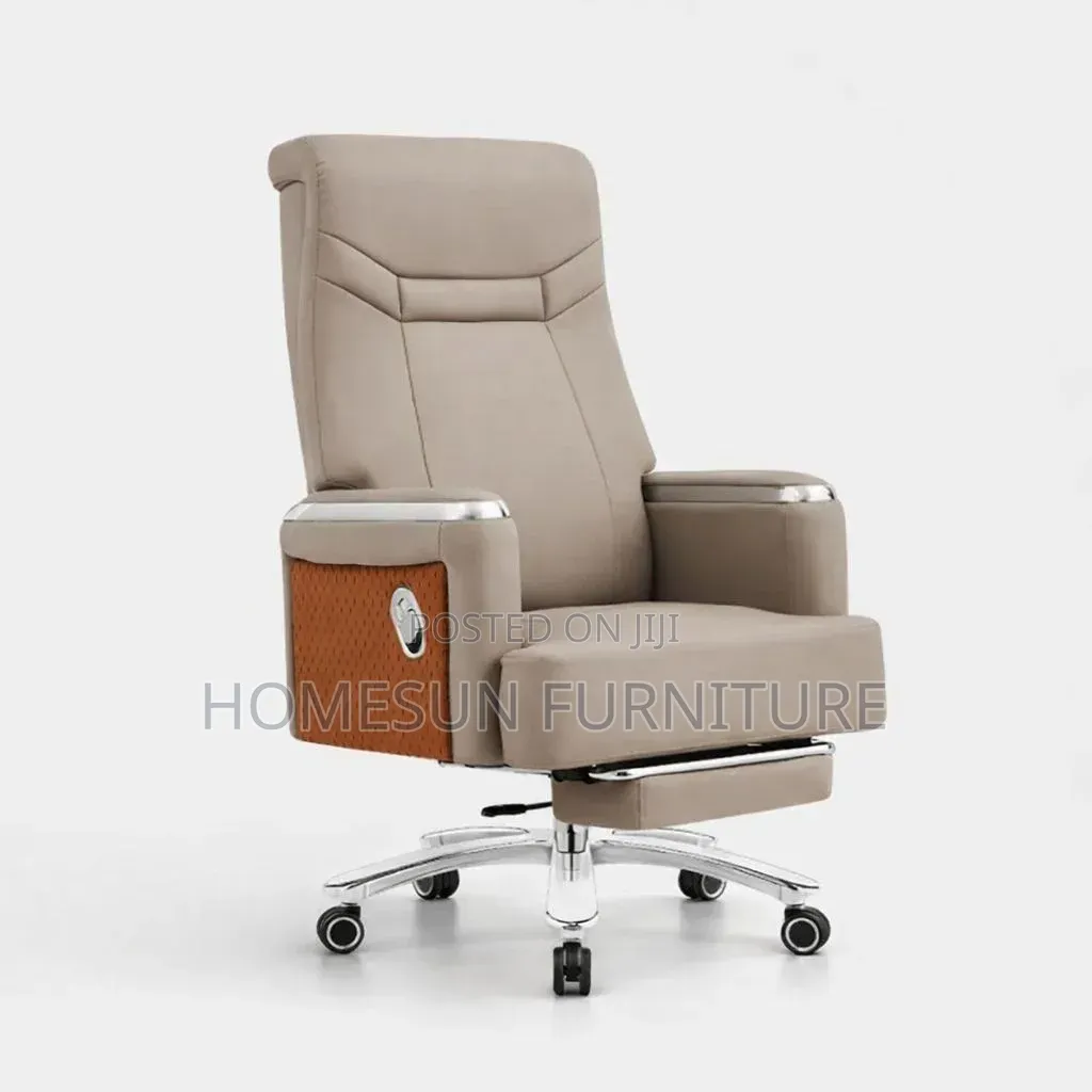 Luxury Executive High-Back Office Chair – Premium Leather