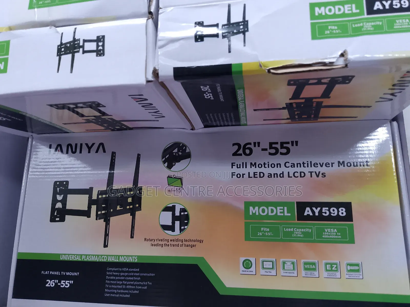 Single Arm Swivel Tv Brackets 55"