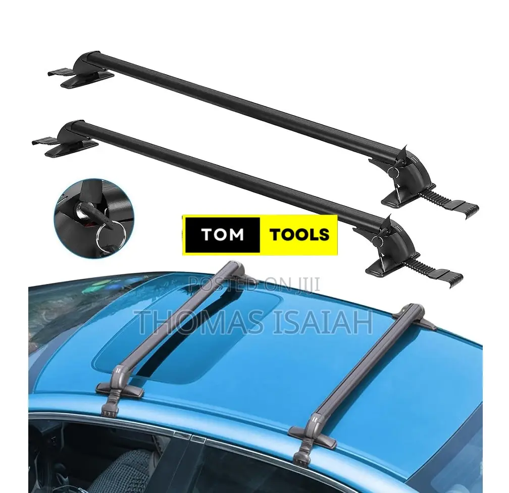 43 Inch Universal Roof Rack Cross Bars With 2 Anti-Theft Lock Keys