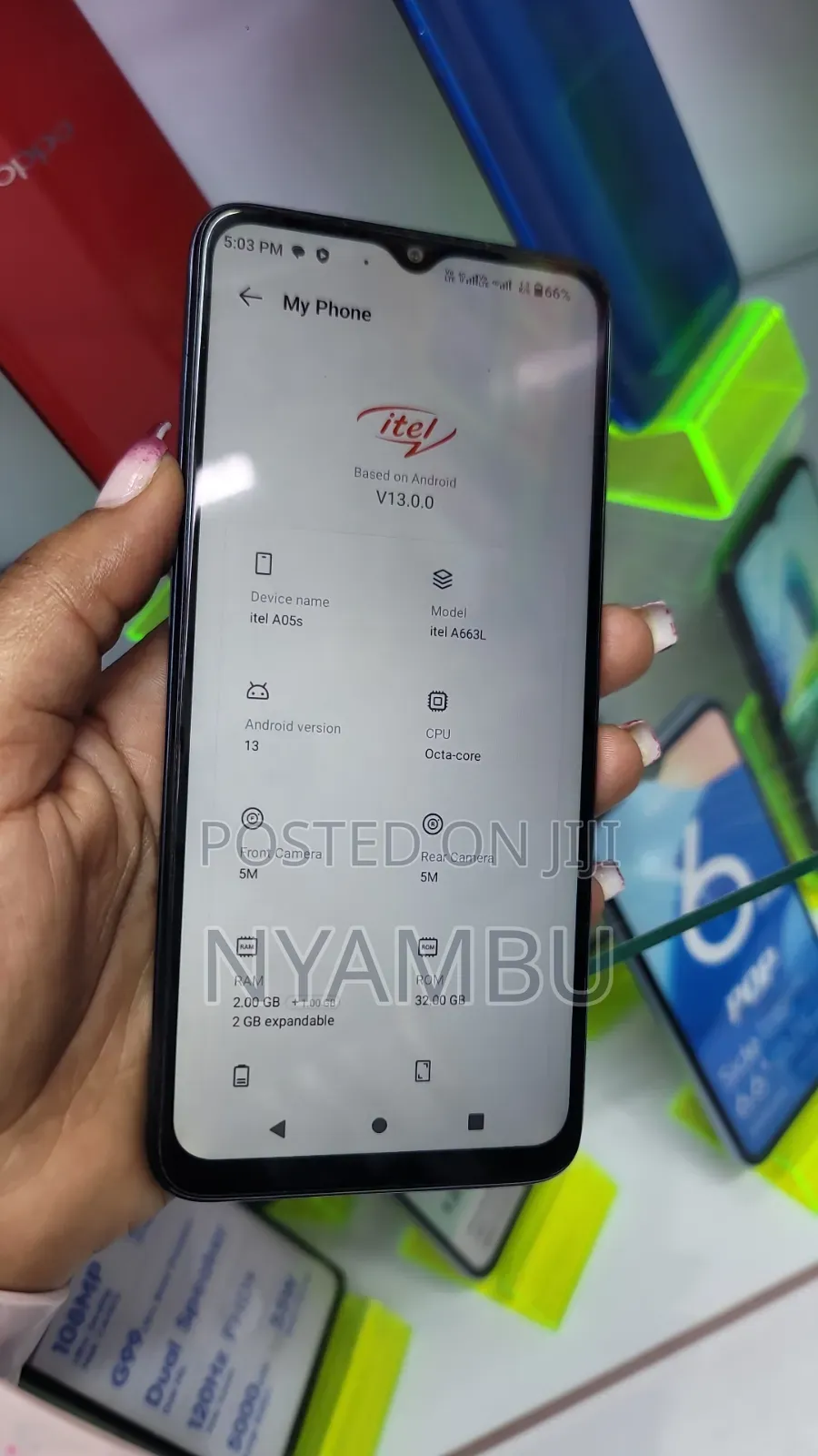Itel A05s 32 GB Black