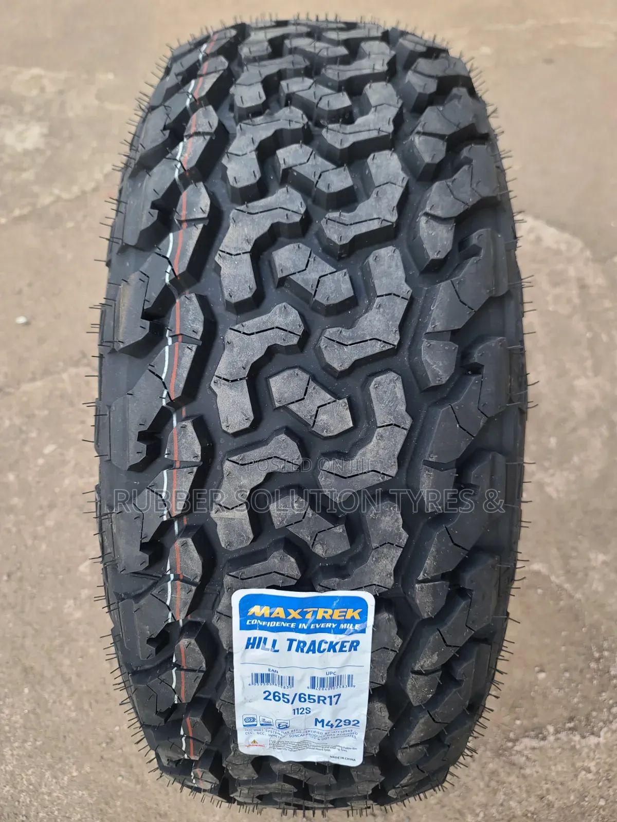 265 /65 R17 Maxtrek Tyres 112s Hill Tracker All-Terrain