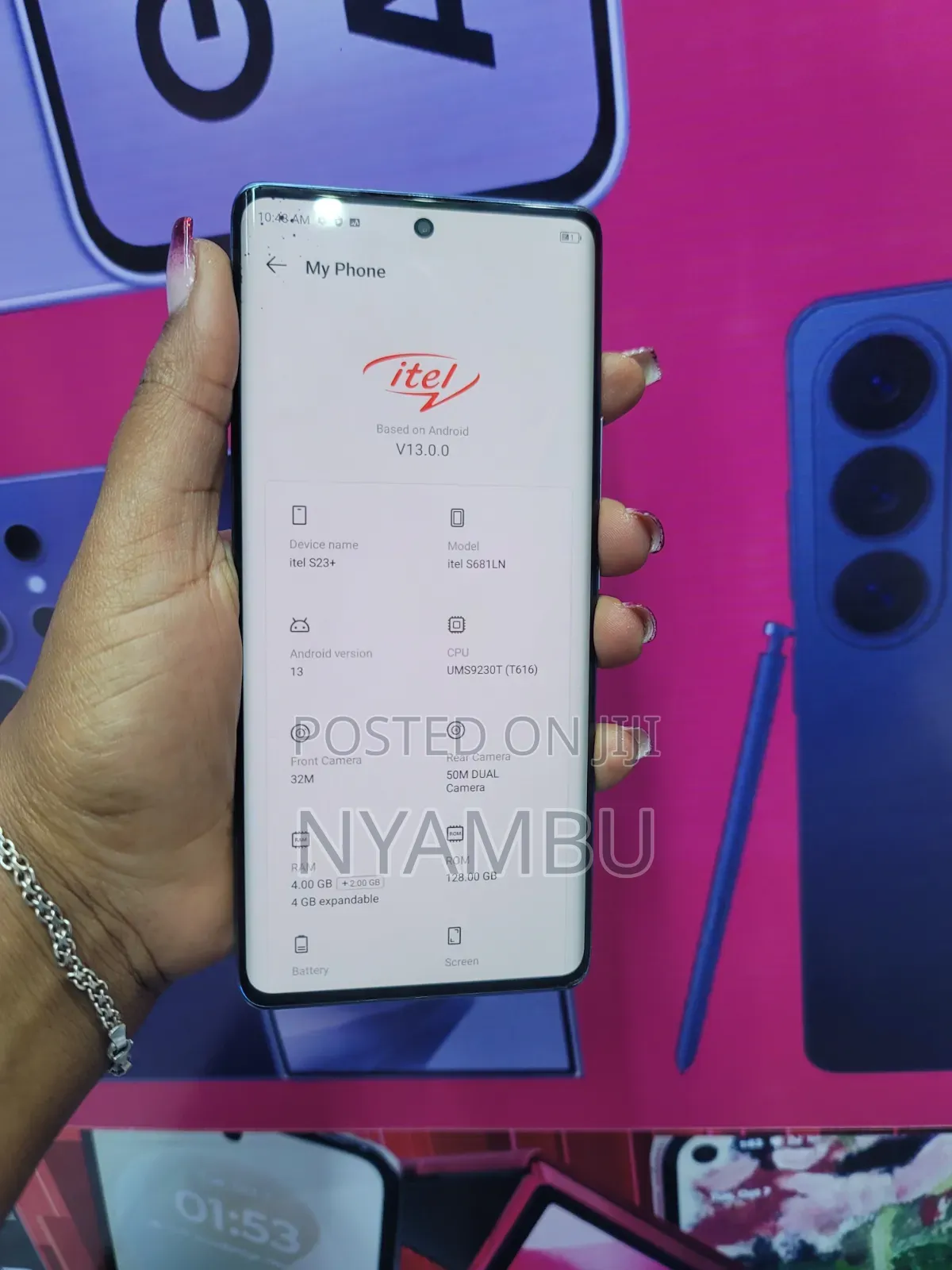 Itel S23 Plus 128 GB Blue