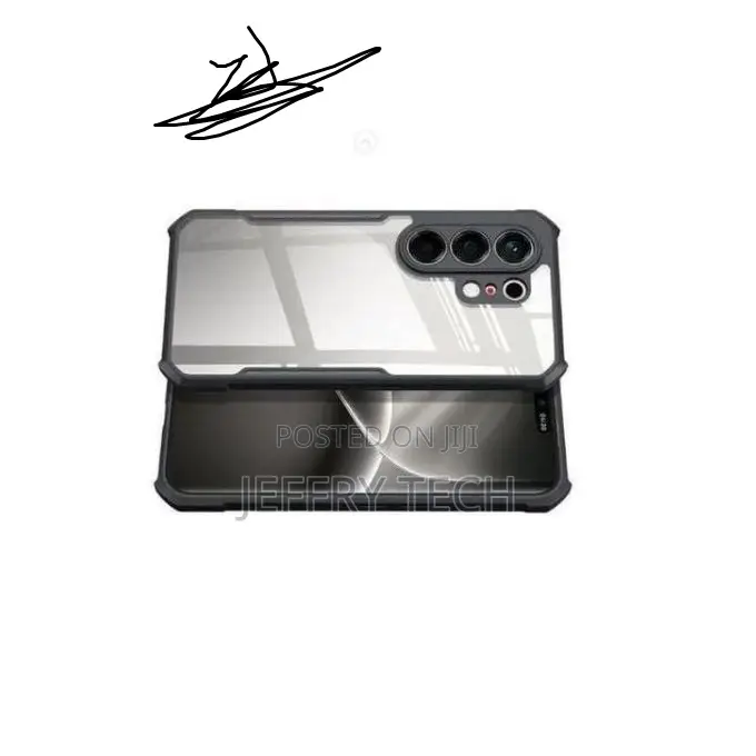 Transparent Armor Case With Bumpers for Tecno Camon 50 Pro - Heavy-Dut