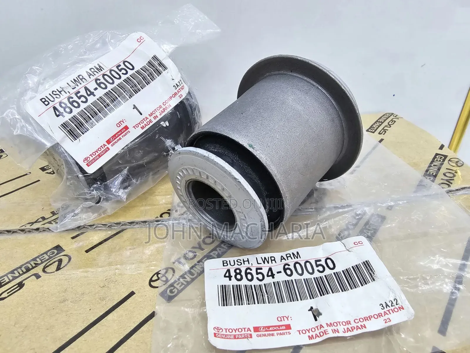 Big and Small Arm Bushes for Toyota Land Cruiser Prado 120 and 150