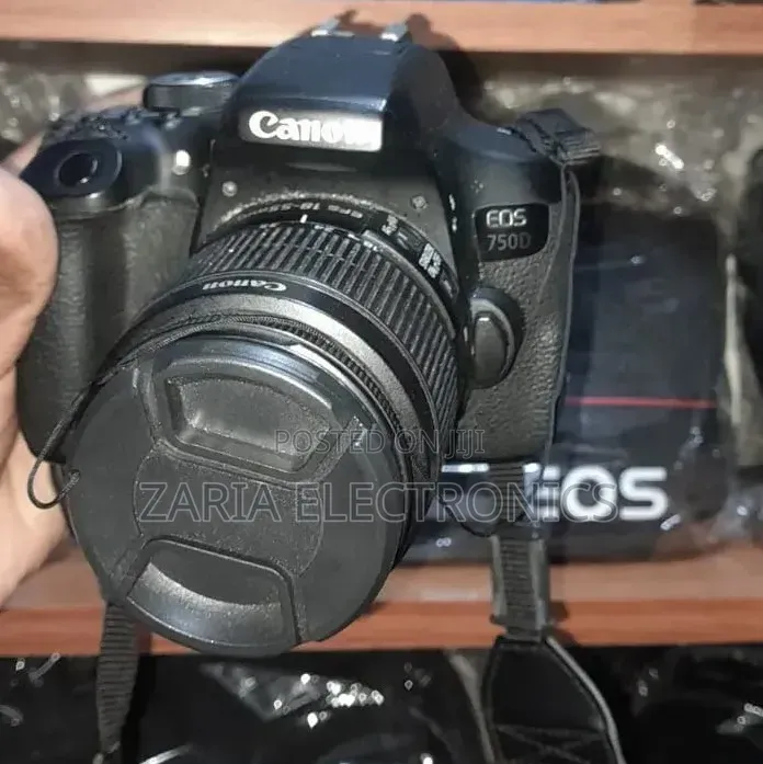 Canon 750d With Kit Lens 18-55mm