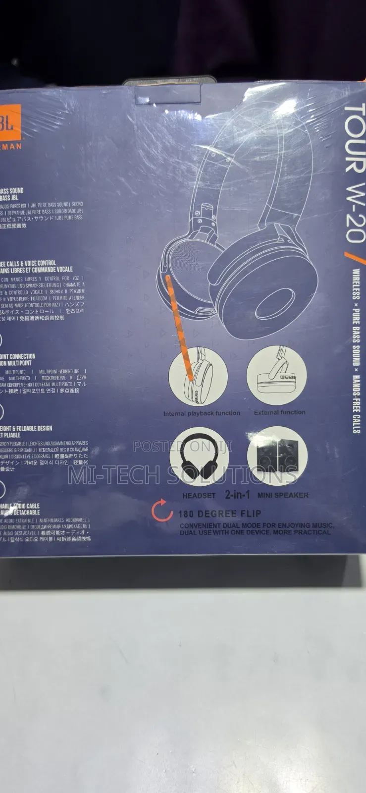 JBL Wireless/Wired Bluetooth Headphones