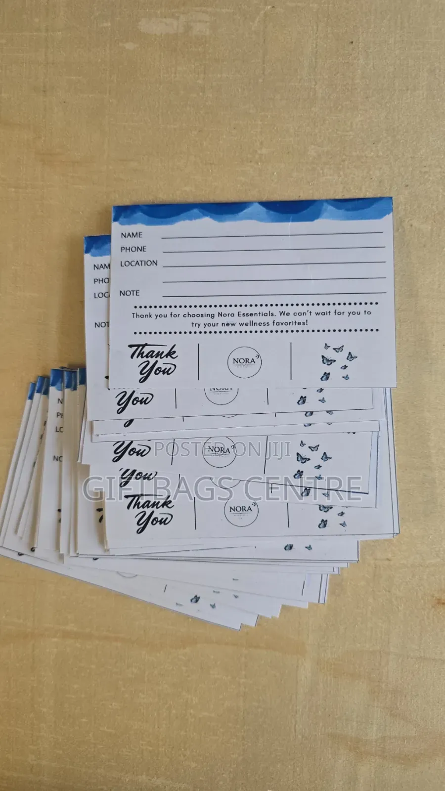 Thank You Cards Delivery Stickers