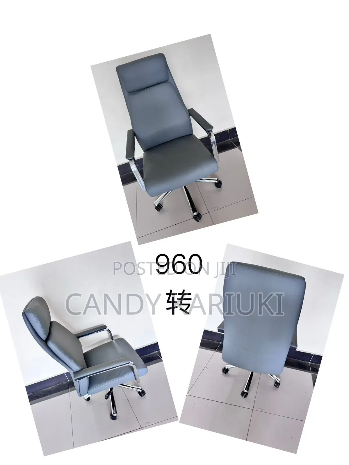 Executive Leather Office Chair - Comfortable and Stylish