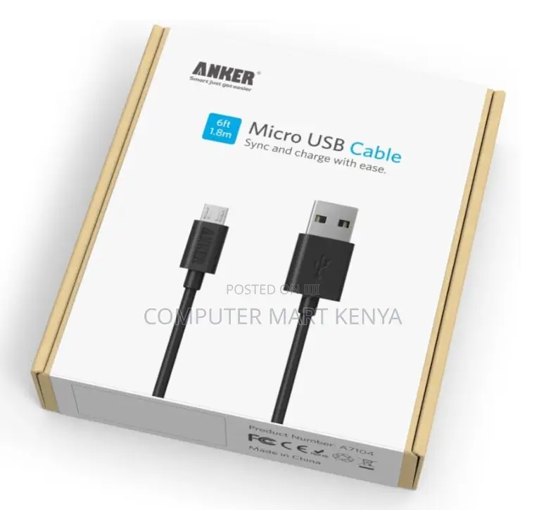 Anker Powerline Micro Usb (6ft) Black