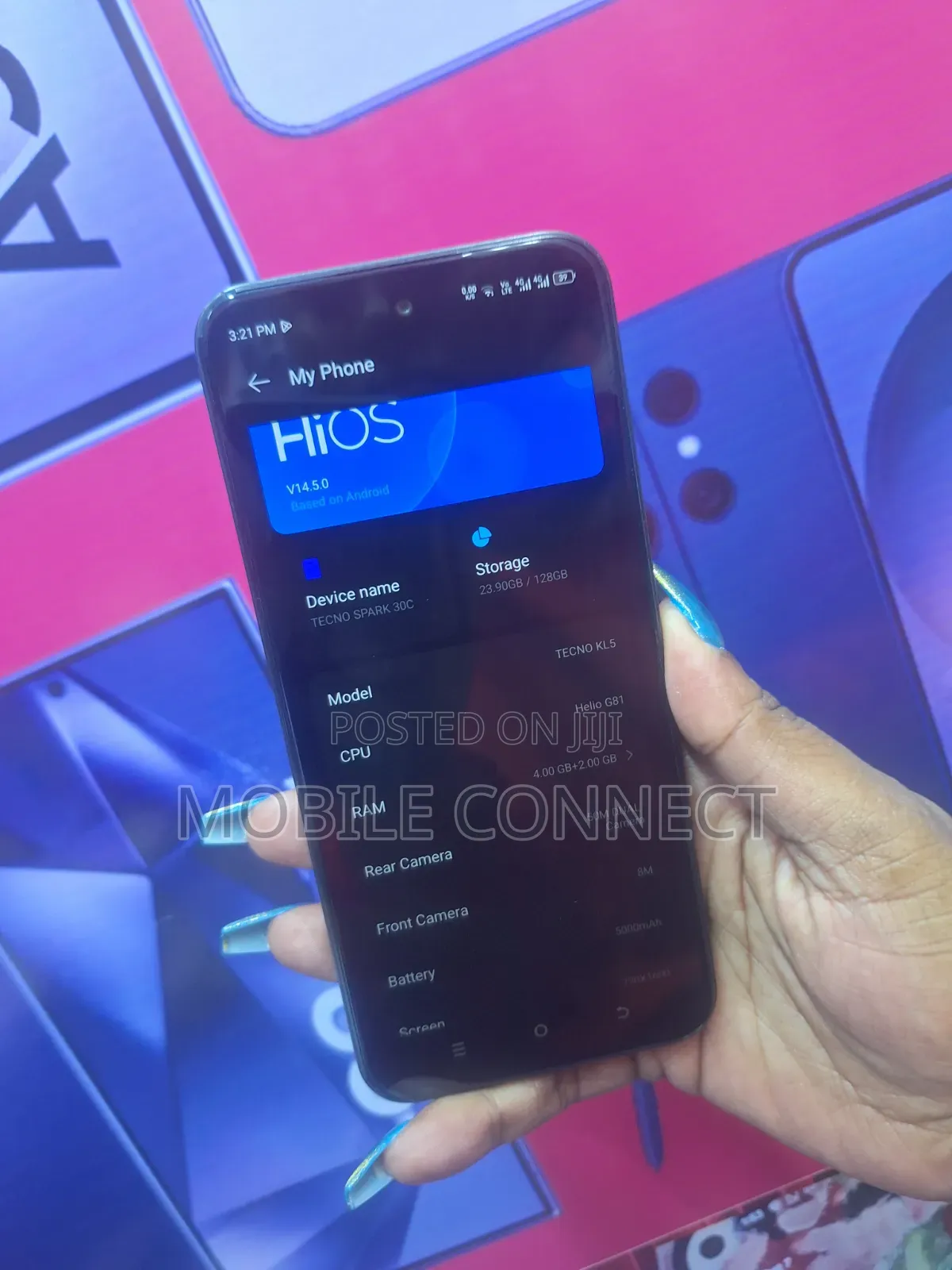 Tecno Spark 30C 128 GB Black
