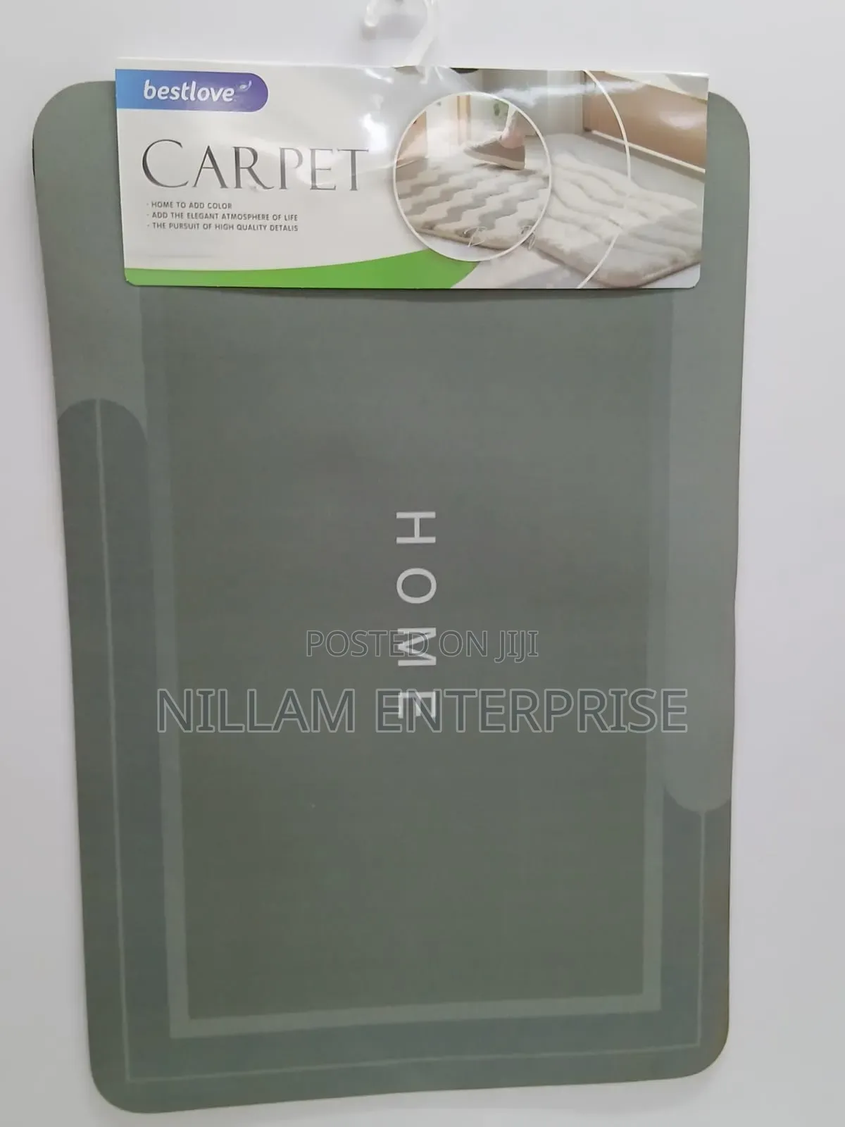 High Density Ant- Slip Rubber Bathroom /Kitchen/Door Mat