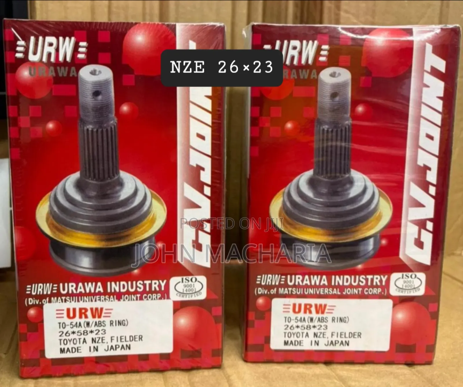 Cv Joints for Toyota Nze and Toyota Fielder