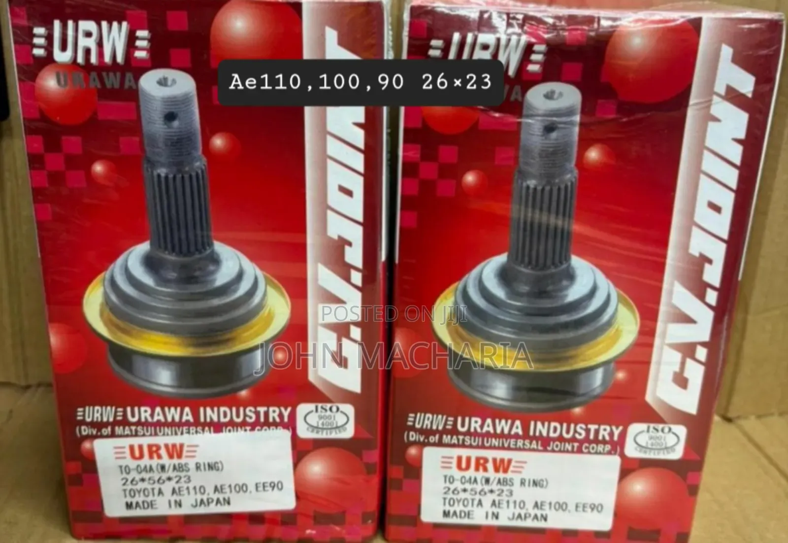Cv Joints for Toyota Ae110, Ae100 and Toyota E90 [*26 X 23*]