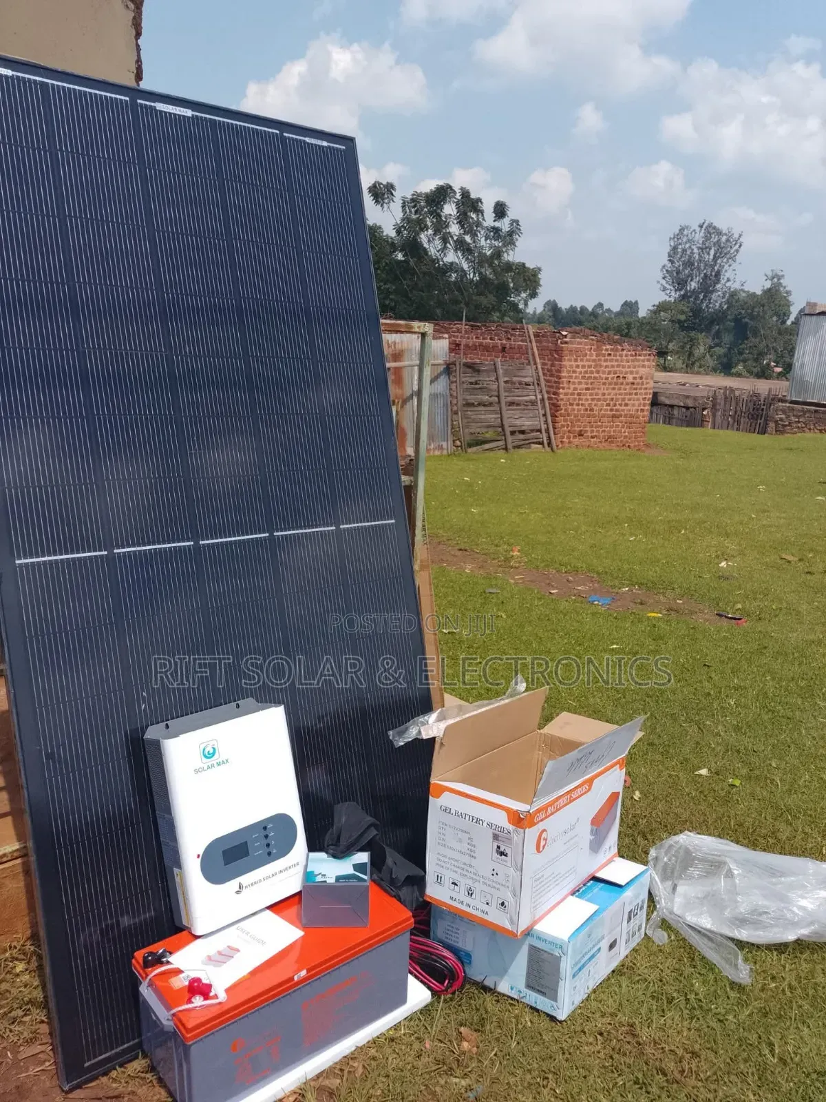 1.5kva Solarmax Home Solar Solution - 200ah Gel Battery - 585w Solar