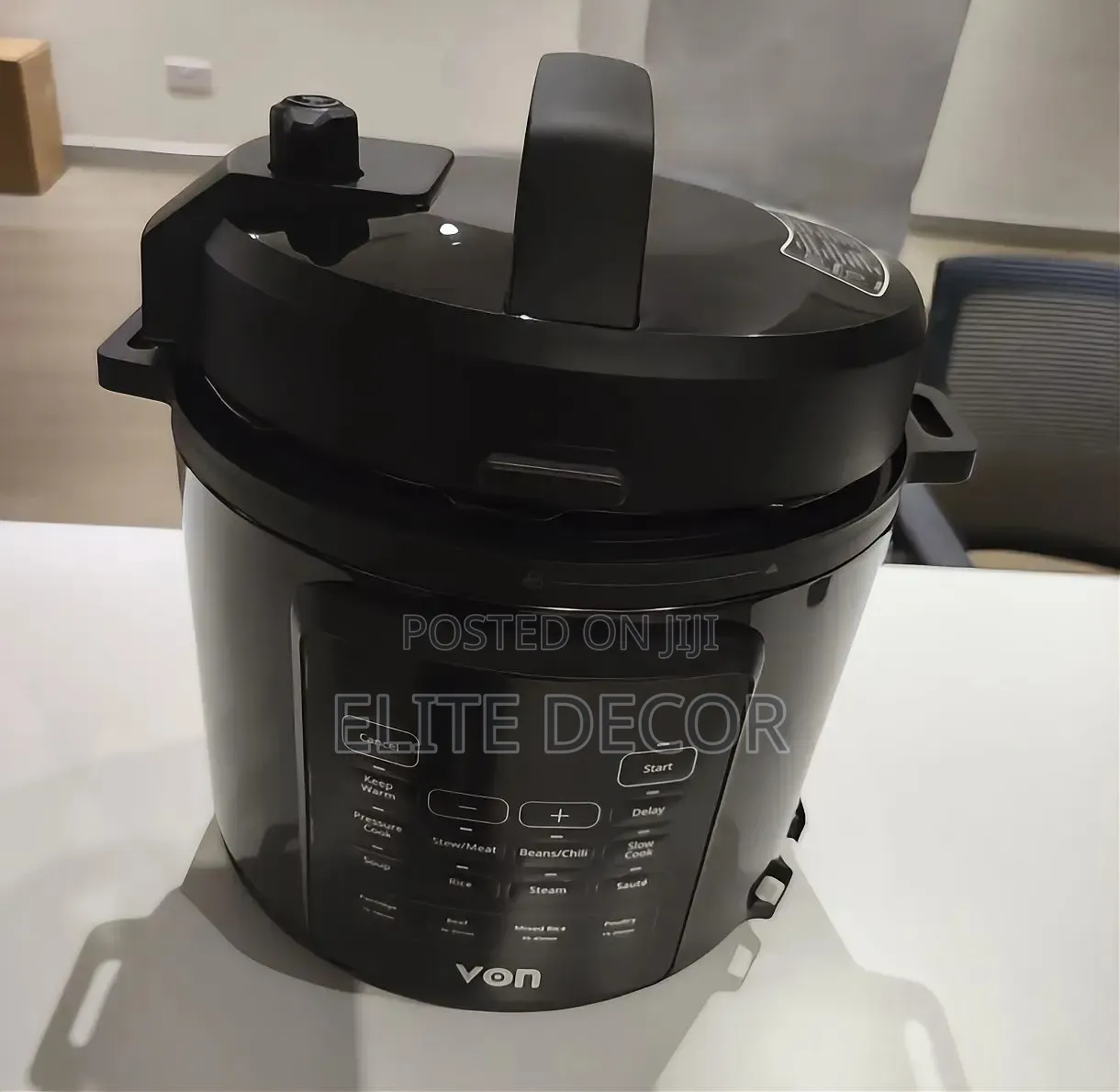 Von 8 Litres Electric Pressure Cooker (Stainless Steel Inner Pot)